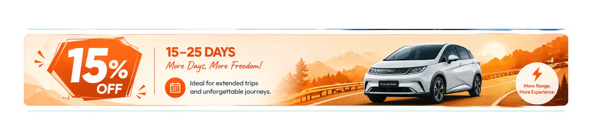 15% off banner